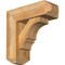 Ekena Millwork Balboa Craftsman Rough Sawn Bracket w/ Offset Brace, Western Red Cedar, 6"W x 16"D x 16"H BKT0604X16X16BOA04RWR - alternate 1